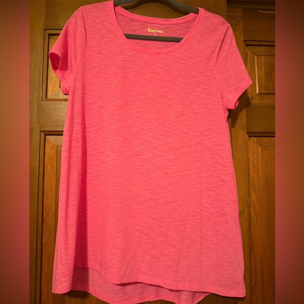 Lilly Pulitzer Bright Pink Short Sleeve Tee